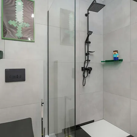 Διαμέρισμα Rodzinny Blisko Morza Inspirowany Gra Minecraft Z Konsola Do Gier By Renters